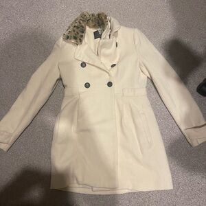 Zara winter white jacket